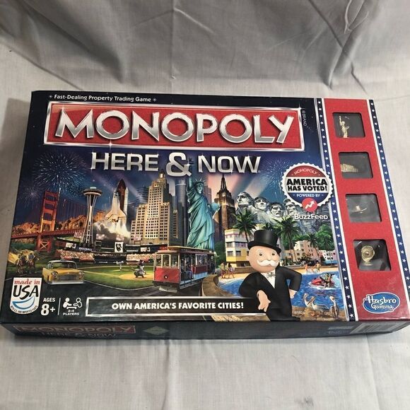 Monopoly Here & Now Board Game by Hasbro. 2015. H & N B5824 - Picture 1 of 8